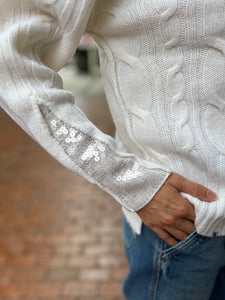 Margittes Damen Pullover in Naturweiß