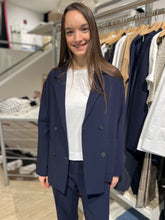 Laden Sie das Bild in den Galerie-Viewer, Black Label Damen Blazer in Dunkelblau
