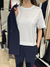 Laden Sie das Bild in den Galerie-Viewer, Margittes Damen Shirt mit Schriftzug in Weiß
