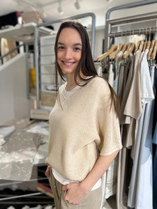 FFC Damen Strickpullover in Beige